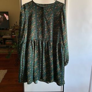 Zara paisley mini dress!
